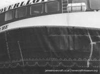 SRN4 Sure (GH-2005) with Hoverlloyd undergoing maintenance